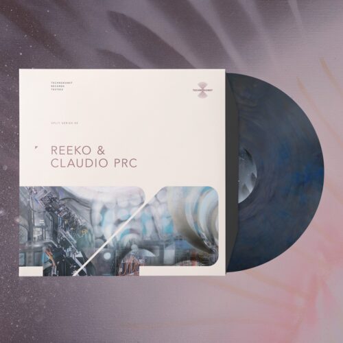 Reeko & Claudio Prc - Technokunst Split Series 02 (12", EP, Blue Mar, Ltd 200)