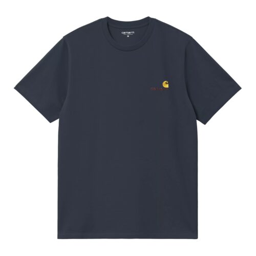 Carhartt WIP S/S American Script T-Shirt Deep Night
