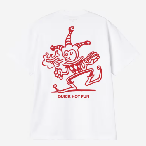 Carhartt WIP S/S Harlequin BBQ T-Shirt White
