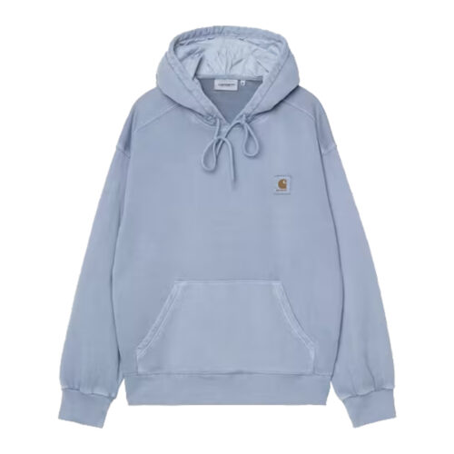 Carhartt WIP Hooded Nelson Sweat Gentle Blue Garment Dyed