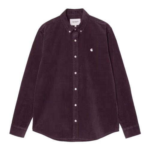 Carhartt WIP L/S Madison Fine Cord Shirt Cozy Purple