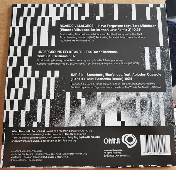 When There Is No Sun - Vol.2-1 Ricardo Villalobos / Underground Resistance / Baris K-1