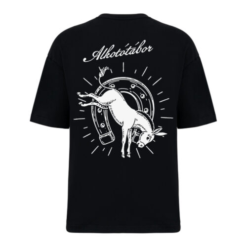 Alkotótábor 23. T-Shirt Lucky Donkey Black/White