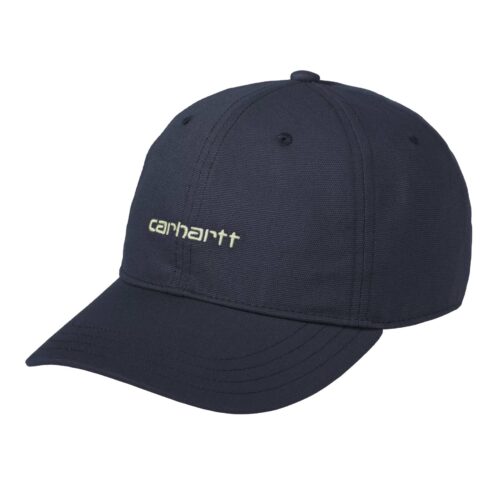 Carhartt WIP Canvas Script Cap Deep Night / Gentle Green