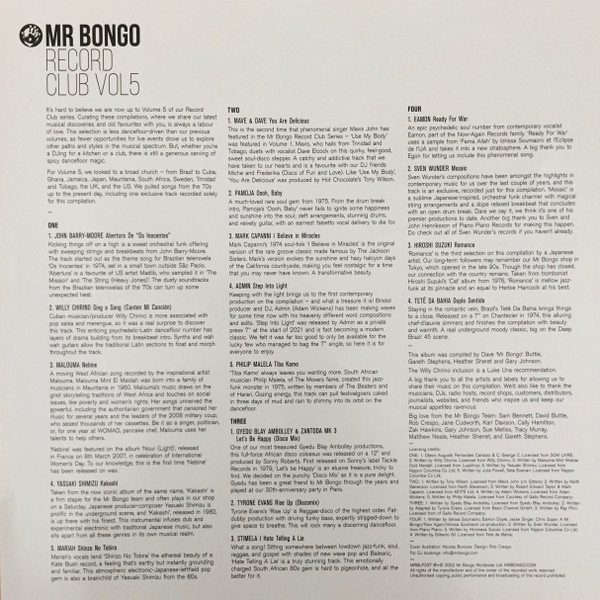 Mr Bongo Record Club Volume Five-2 Various-2